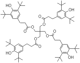 四(3,5-二叔丁基-4-羟基)苯丙酸季戊四醇酯, 抗氧剂 1010, CAS #: 6683-19-8