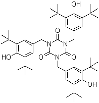 抗氧剂 3114, 1,3,5-三(3,5-二叔丁基-4-羟基苄基)异氰尿酸, CAS #: 27676-62-6